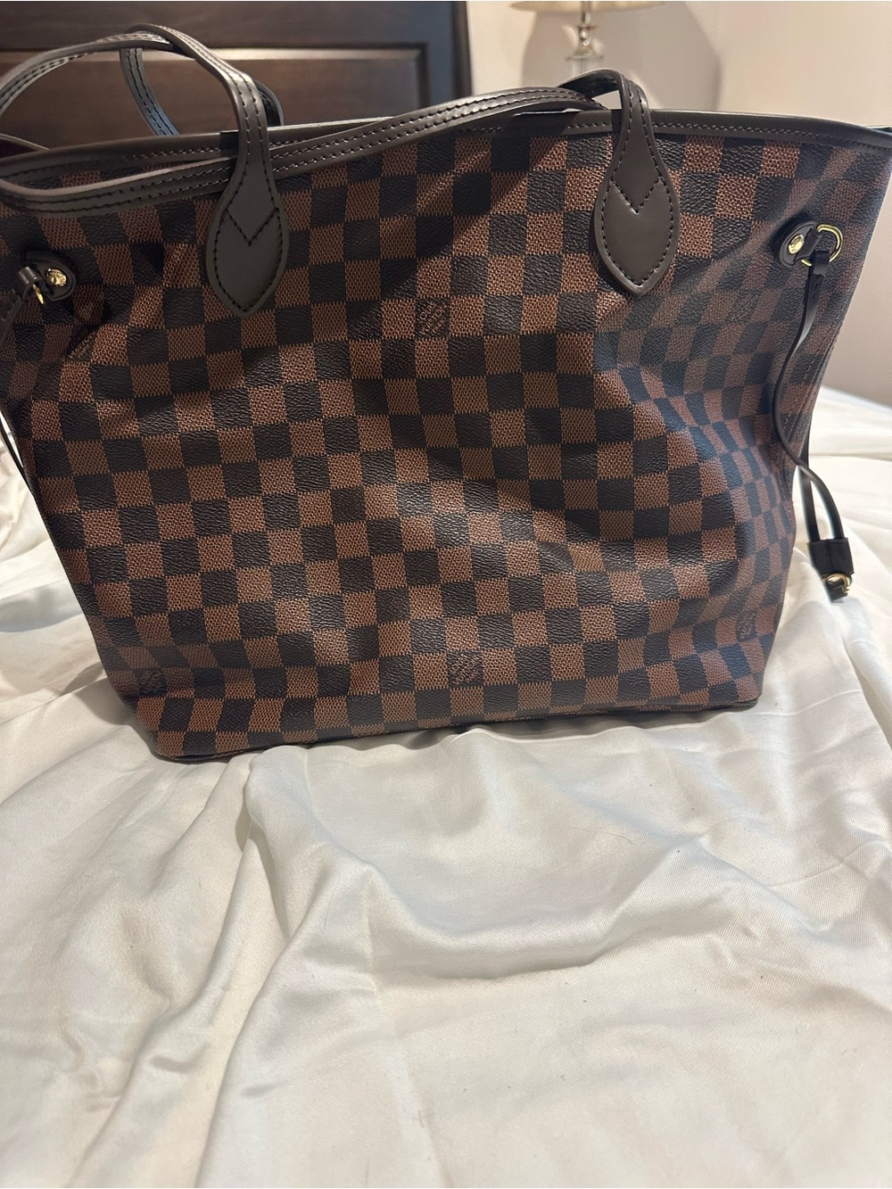 Classic Brown Check Tote Bag